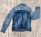 Cyanotyped Women's Jean Jacket - Size XS